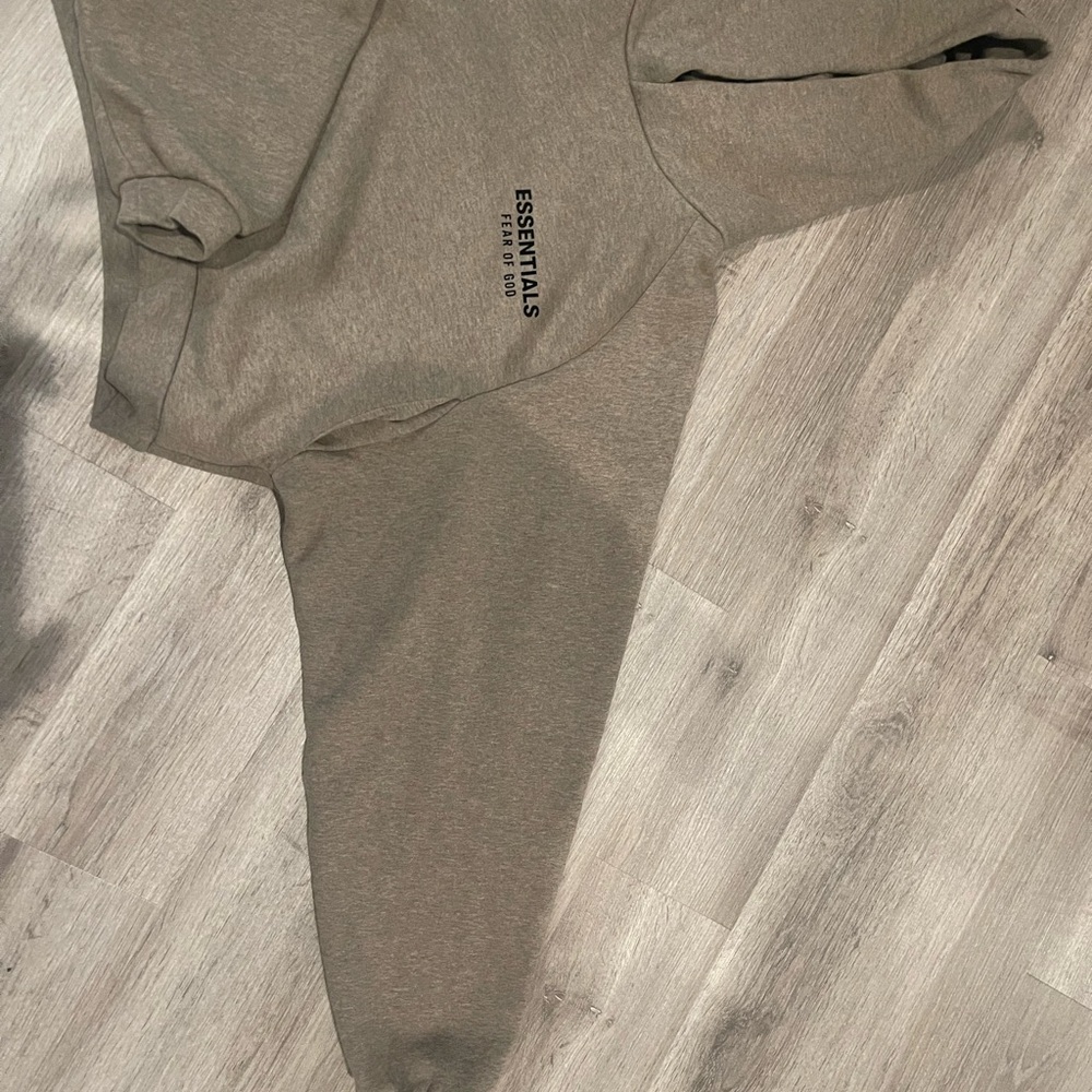 Essentials Taupe Hoodie - Picture 3 of 6
